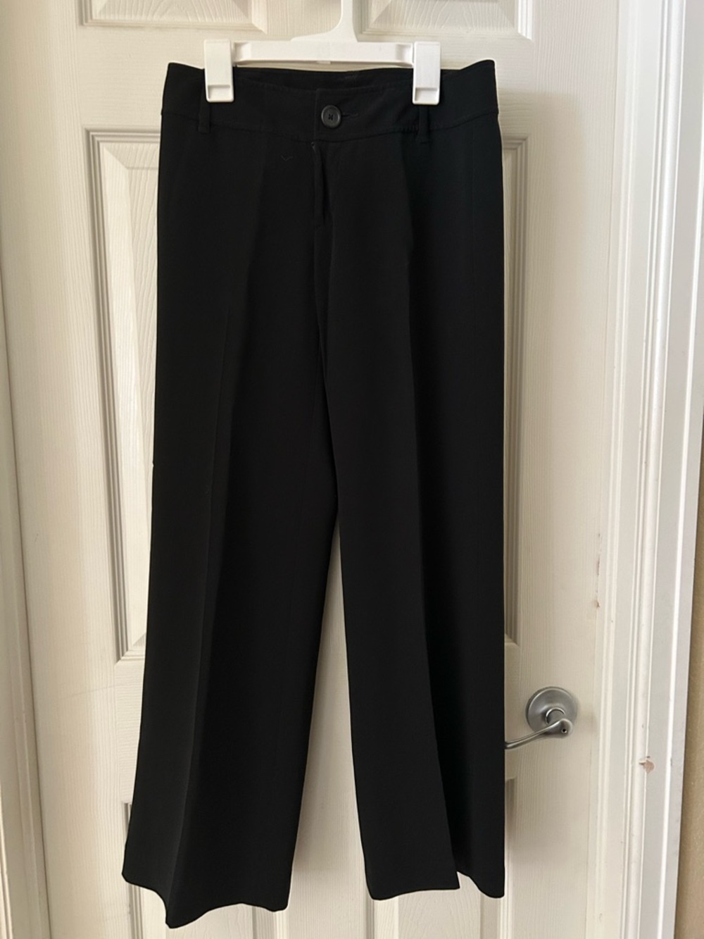 Banana Republic Black Wide-Leg Dress Pants
